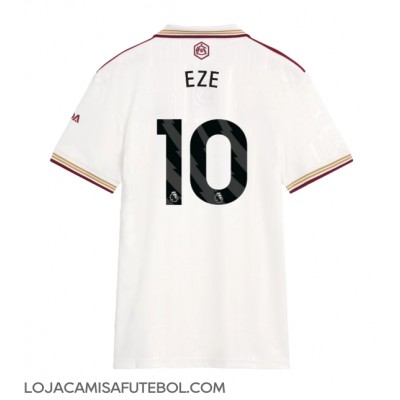 Camisa de Futebol Arsenal Eberechi Eze #10 Equipamento Alternativo Mulheres 2025-26 Manga Curta Camisa de Futebol Arsenal Eberechi Eze #10 Equipamento Alternativo Mulheres 2025-26 Manga Curta